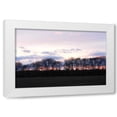 thumbnail image 1 of Alan Hausenflock 14x11 White Modern Wood Framed Wall Art Titled - Winter Sunset I, 1 of 5