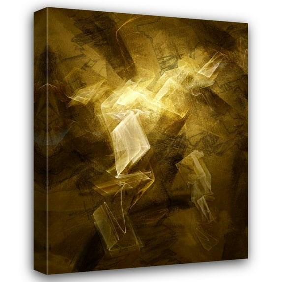 Alan Hausenflock 15x18 Gallery Wrapped Canvas Wall Art Titled - Fractal Light I