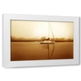 thumbnail image 1 of Alan Hausenflock 18x13 White Modern Wood Framed Wall Art Titled - Early Morning Fishing II, 1 of 5