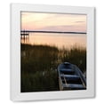 thumbnail image 1 of Alan Hausenflock 20x24 White Modern Wood Framed Wall Art Titled - Channel Sunset IV, 1 of 5