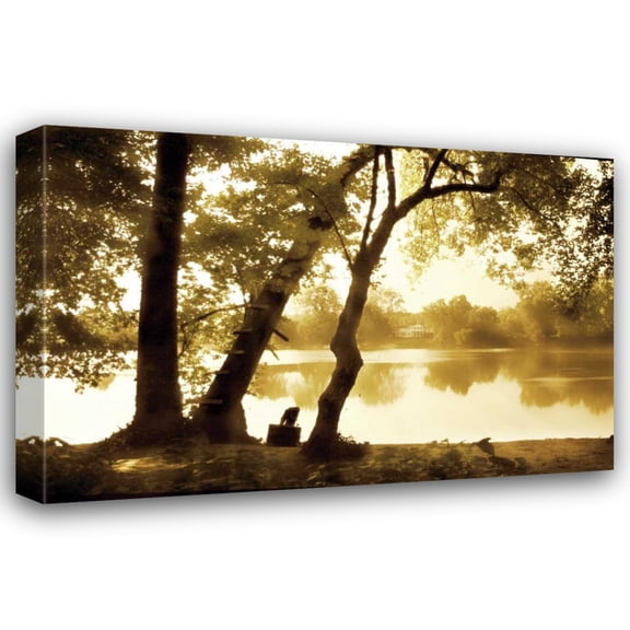 Alan Hausenflock 24x17 Gallery Wrapped Canvas Wall Art Titled - River Oaks I