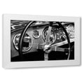 thumbnail image 1 of Alan Hausenflock 4x24 White Modern Wood Framed Wall Art Titled - Classic Dash III, 1 of 5