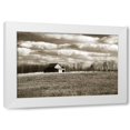 thumbnail image 1 of Alan Hausenflock 4x24 White Modern Wood Framed Wall Art Titled - Cloudy Skies II, 1 of 5
