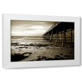 thumbnail image 1 of Alan Hausenflock 4x24 White Modern Wood Framed Wall Art Titled - Under the Pier I, 1 of 5