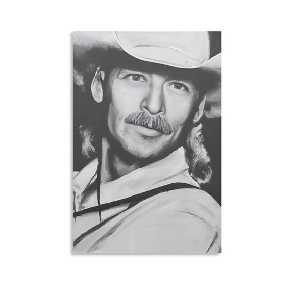 Alan Jackson Art Country Singer Poster (11) Room Aesthetic Poster Print Art Wall Painting Canvas Posters Gifts Modern Bedroom Decor 12x18inch(30x45cm)