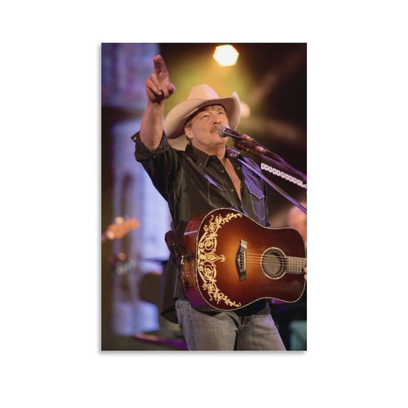 Alan Jackson Art Country Singer Poster (14) Picture Print Wall Art Poster Painting Canvas Posters Artworks Gift Room Aesthetic 24x36inch(60x90cm)