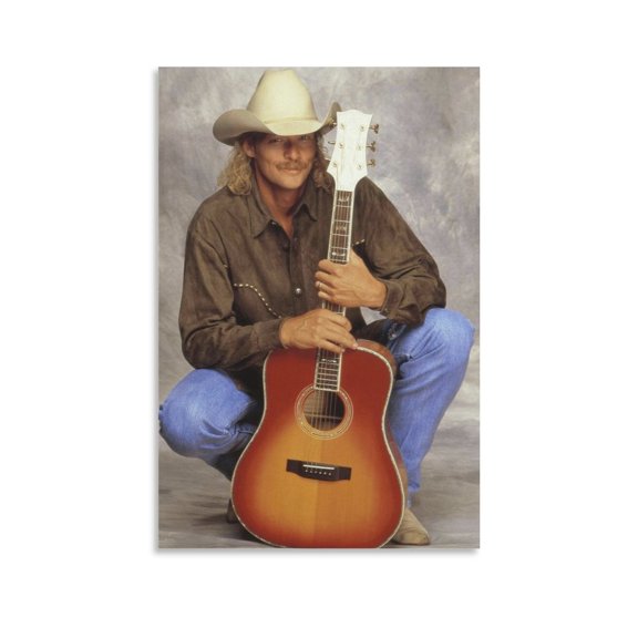 Alan Jackson Art Country Singer Poster (16) Home Decor Poster Wall Art Hanging Picture Print Bedroom Decorative Painting Posters Room Aesthetic 12x18inch(30x45cm)