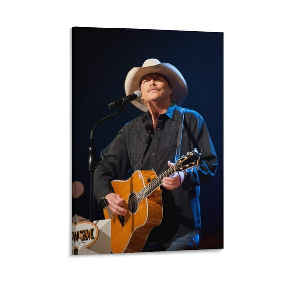 Alan Jackson Art Country Singer Poster (22) Poster Cool Artworks Painting Wall Art Canvas Prints Hanging Picture Home Decor Posters Gift 24x36inch(60x90cm)