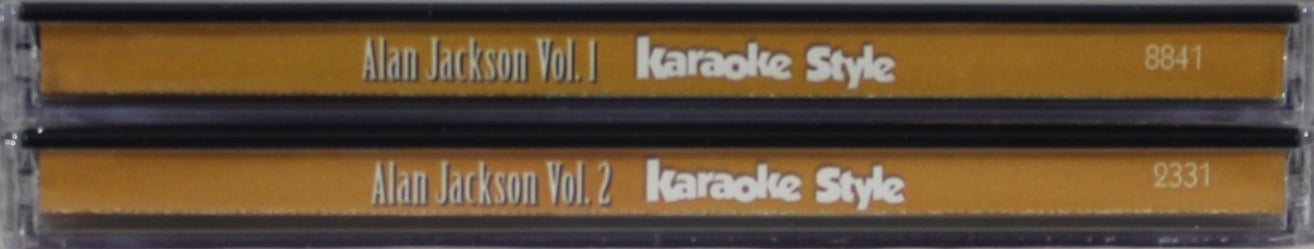 Alan Jackson Volumes 1 - 2 Christian Karaoke Style NEW CD+G Daywind 12 Songs