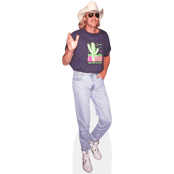 Alan Jackson (Young) Mini Size Cutout. Standee.