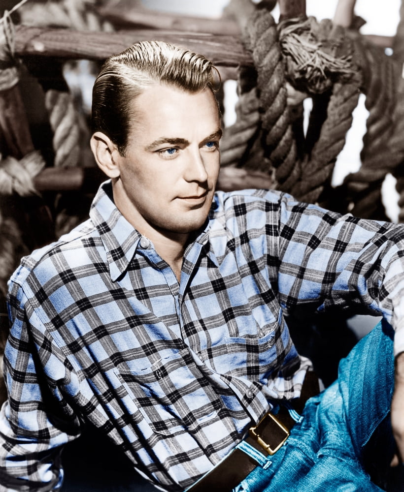 Alan Ladd Canvas Art - (16 x 20)