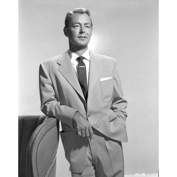 Alan Ladd standing Beside the Chair in Close Up Portrait Photo Print (24 x 30)