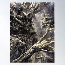 Alan Lee - Treebeard Poster Wall Art, Modern Wall Decor For Living Room Bedroom, 8x12 UNFRAMED