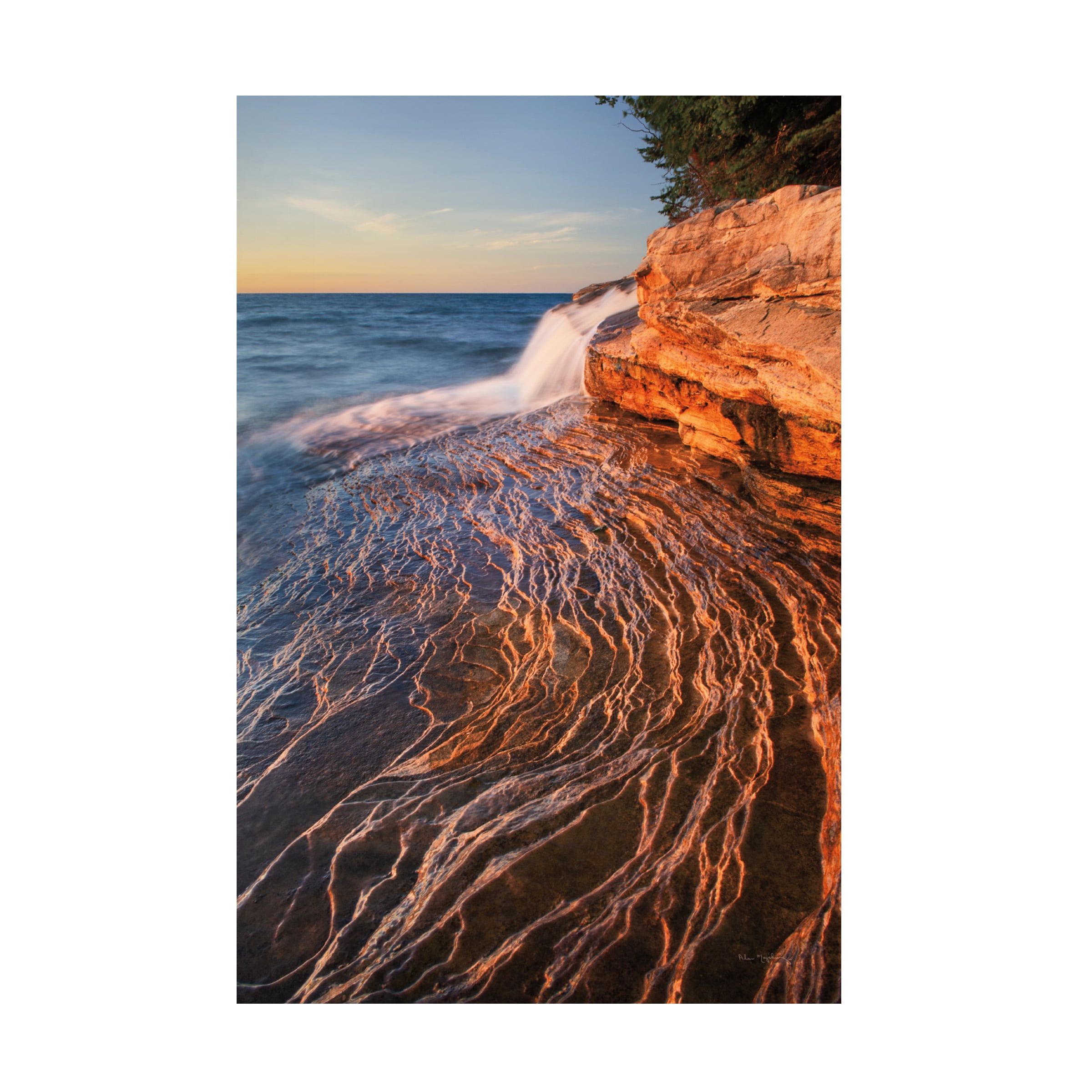 Alan Majchrowicz 'Pictured Rocks Michigan I' Canvas Art