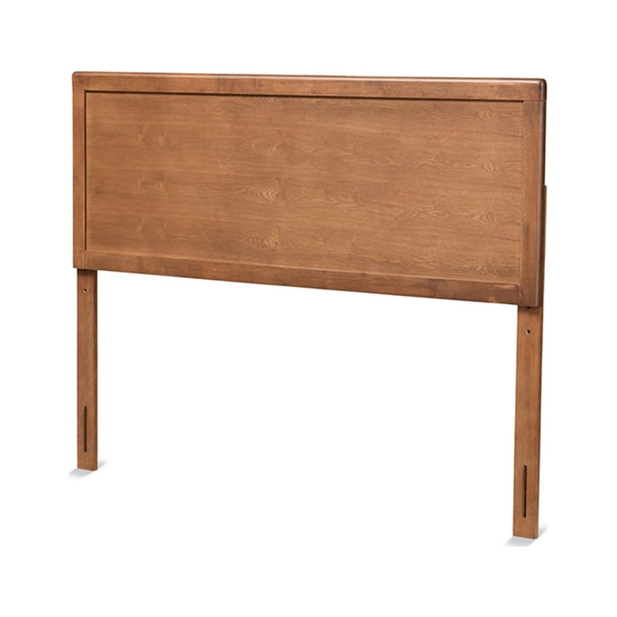 Ash Walnut Finished Wood Full Size Headboard