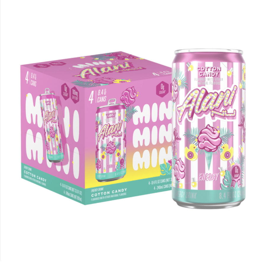 Alani Nu - Alani Nu, Cotton Candy Mini Energy Drink (4 count)