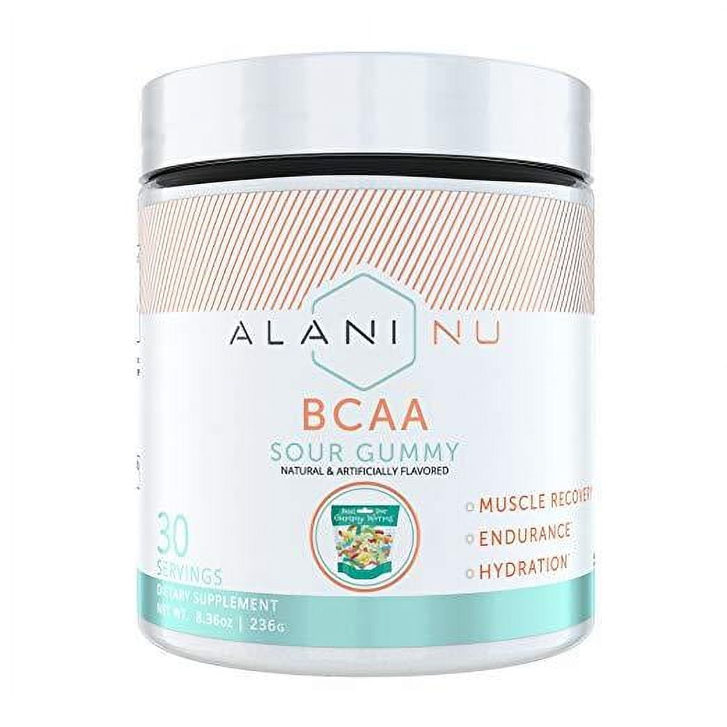 Alani Nu BCAA SOUR GUMMIES Branch Chain Essential Amino Acids 211 Formula Supplement