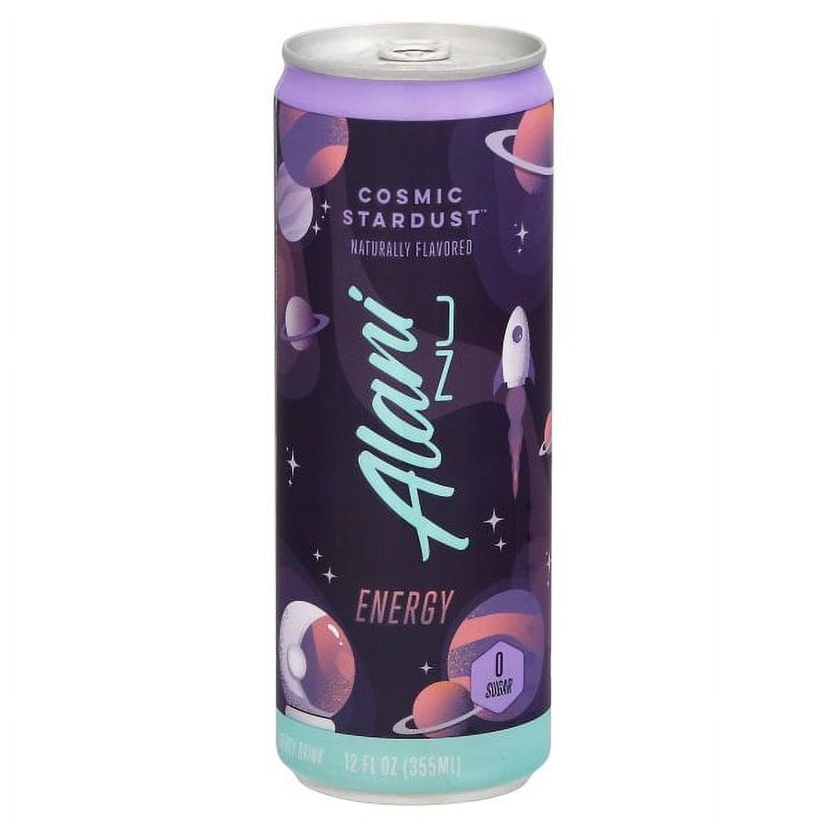 Alani Nu Energy Drink, Cosmic Stardust, 12 fl oz Can-Pack Of 2