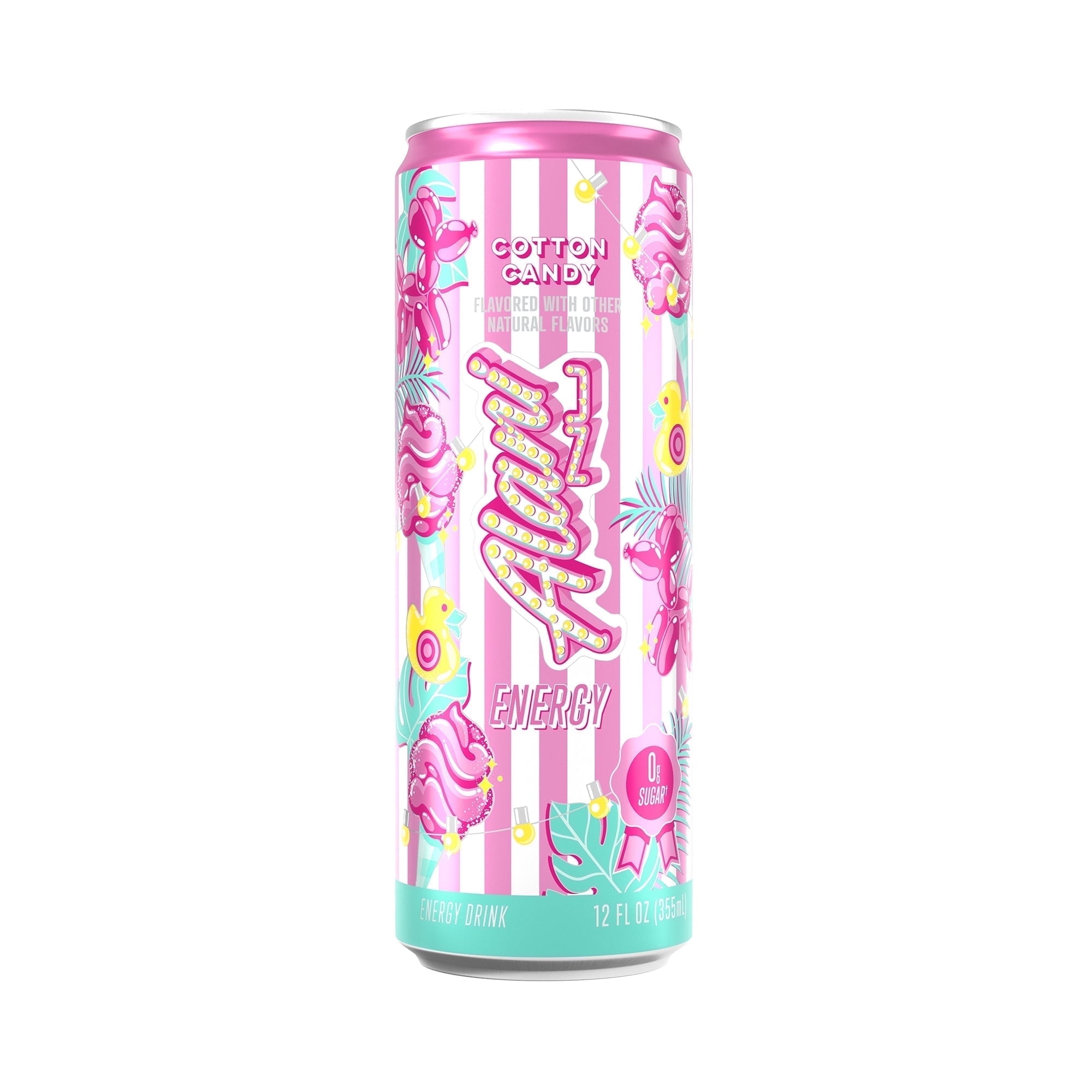 Alani Nu Energy Drink Cotton Candy 12oz - pack of 2
