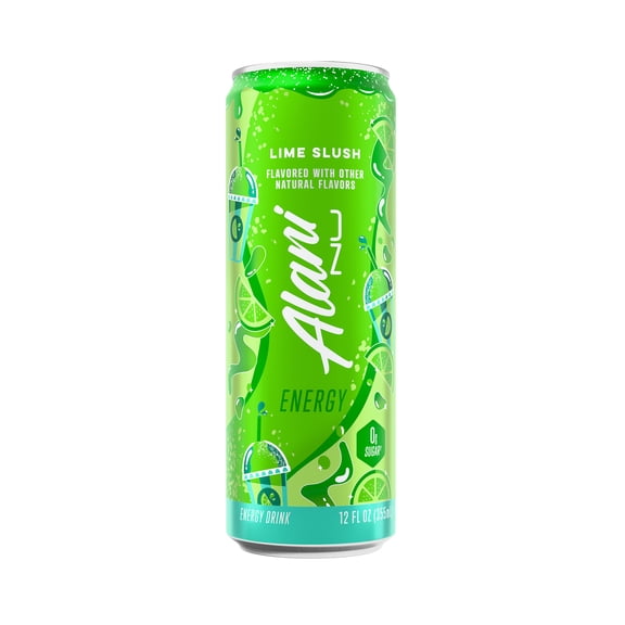 Alani Nu, Lime Slush, 12 fl oz, Single Can