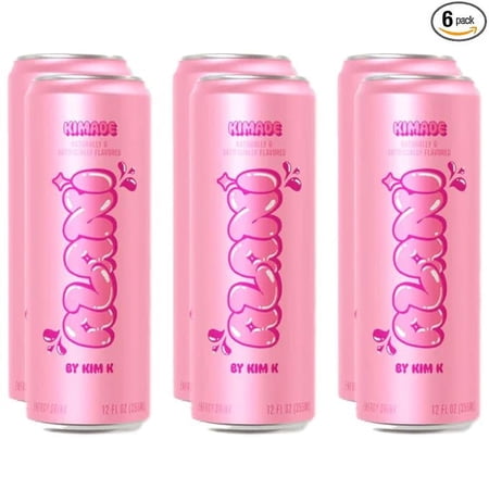 Alani Nu Energy Drink - NEW Kimade Flavor - Sugar Free 200mg of Caffeine B Vitamins 12 Fluid Ounce Cans (Pack of 6)