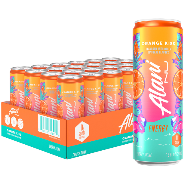 AngeIE　青嵐200g缶2個 Alani Nu, Energy Drink, Orange Kiss, 200mg Caffeine - Walmart.com