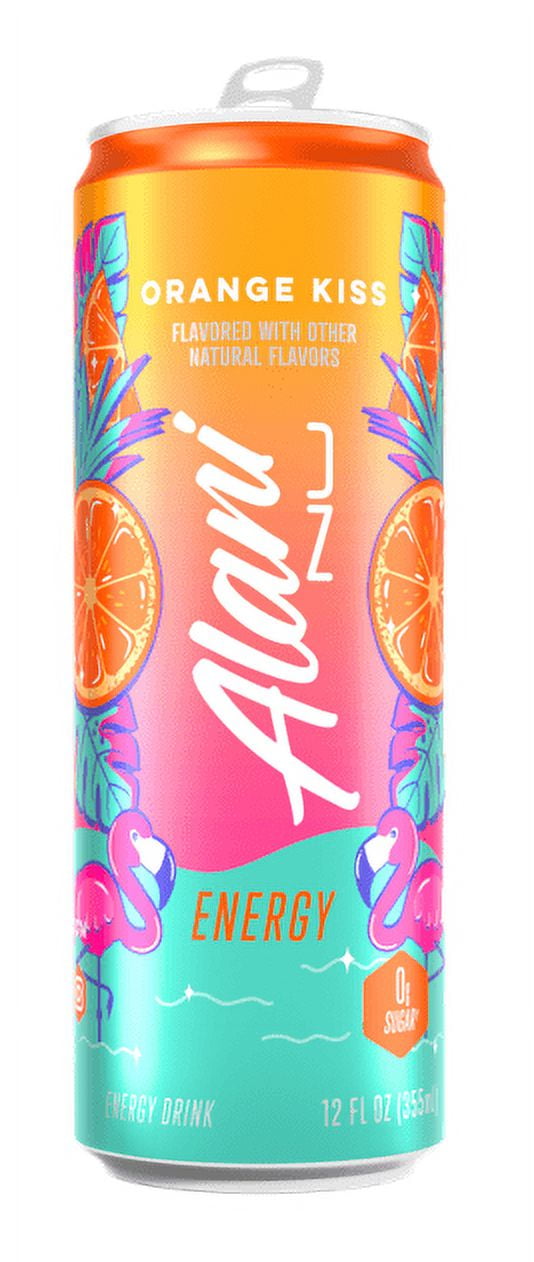 Alani Nu Energy Drink, NEW Orange Kiss, 12 fl oz (Single Can)