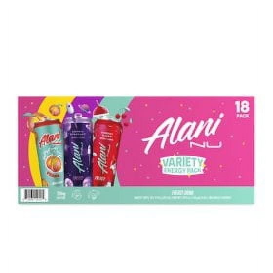 Alani Nu Energy Drink New Variety Pack, 12 fl. oz., 18 count.pack of 2