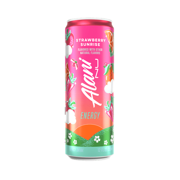 Alani Nu, Strawberry Sunrise, 12 fl oz, Single Can
