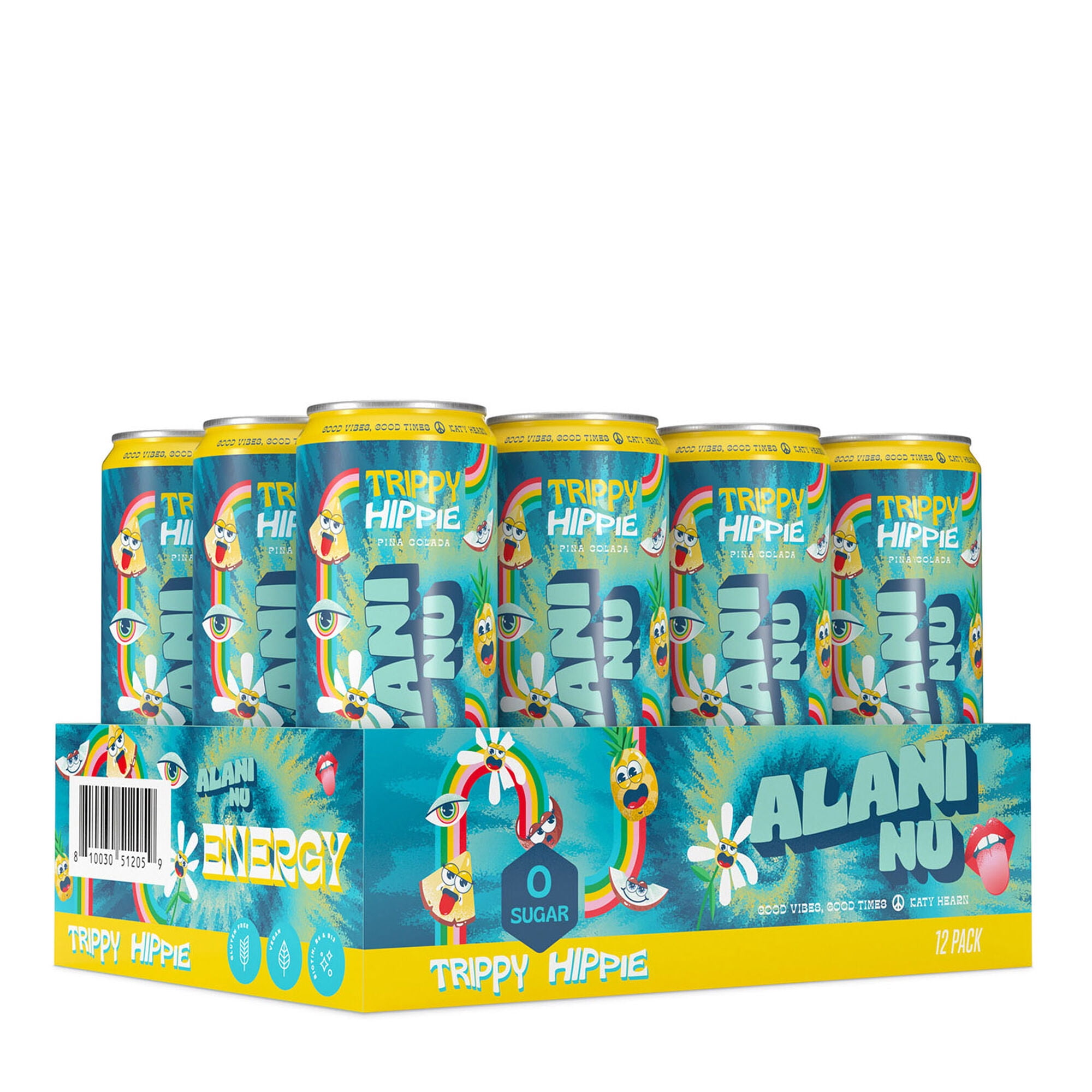 Alani Nu Energy Drink Trippy Hippie Pina Colada 12 Pack