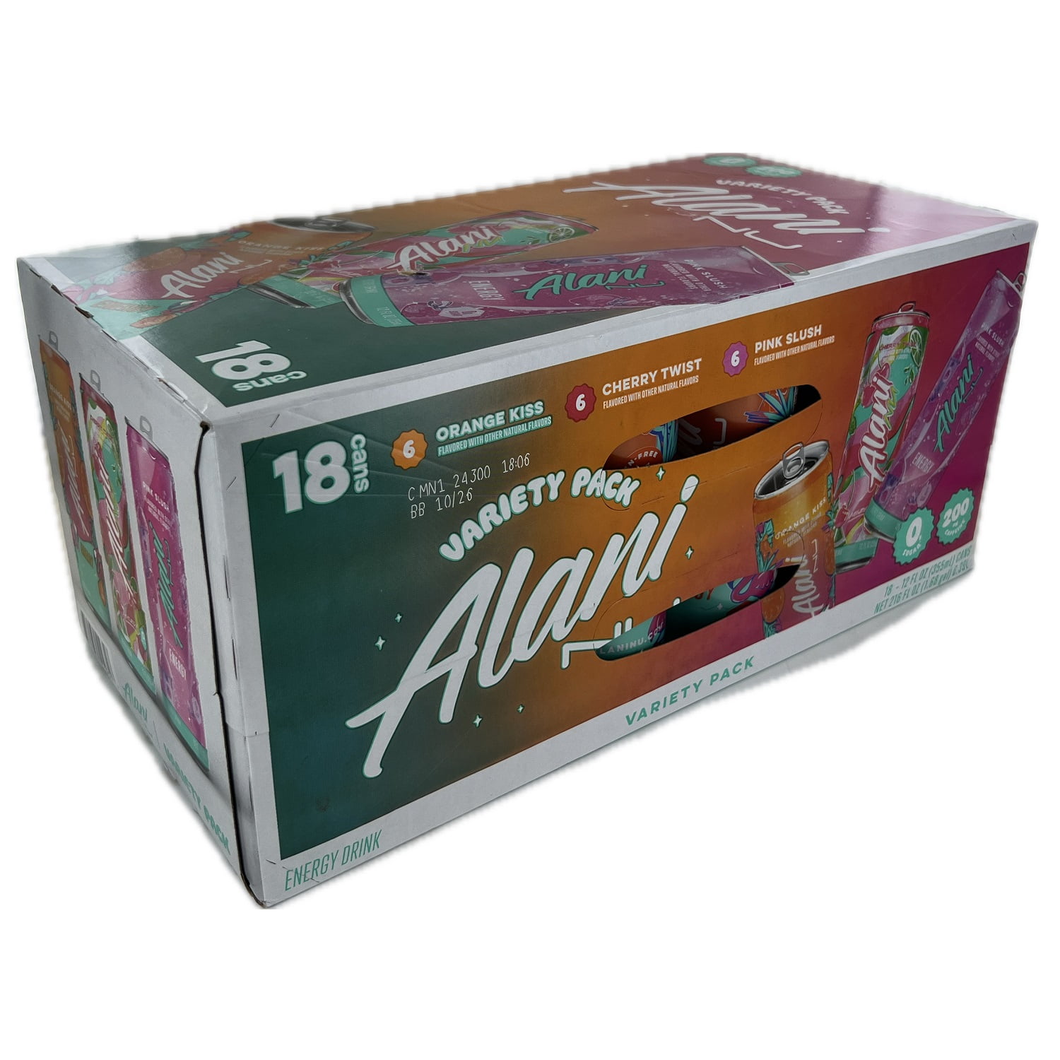 Alani Nu Energy Drink Variety Pack, 12 Fluid Ounce (Pack of 18)