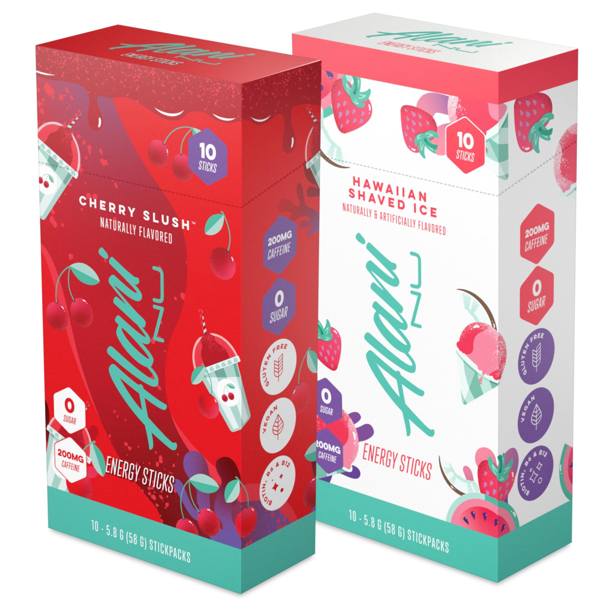 Alani Nu Energy Stick Packet Variety Bundle, Activate With Water, 200Mg Caffeine, Zero Sugar, 20