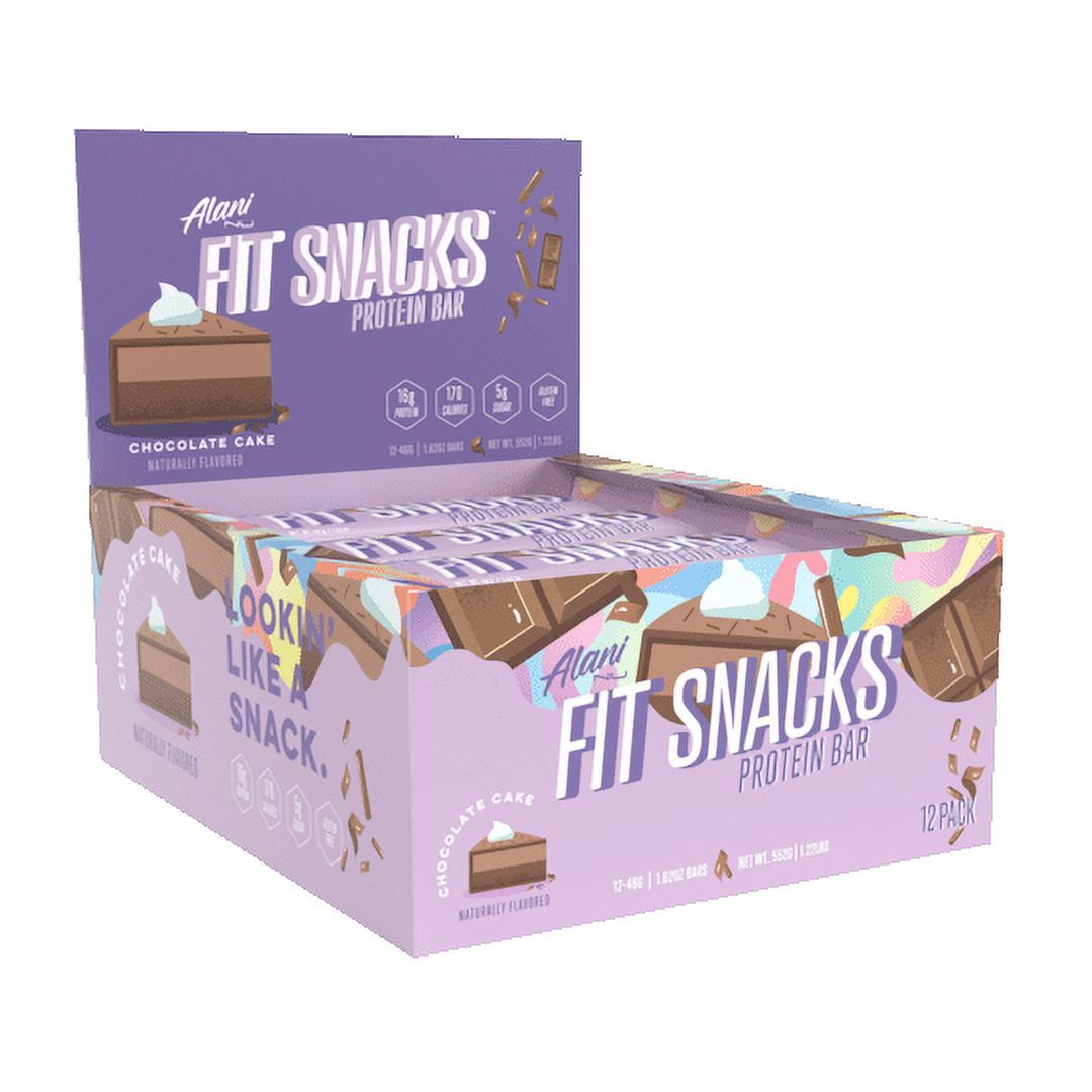 Alani Nu Fit Snack Protein Bar, GlutenFree Bars, 16g Protein, Low