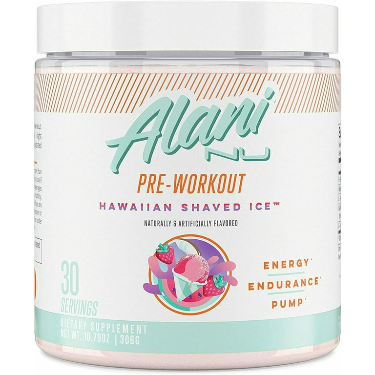 Alani Nu Hawaiian Shaved Ice Pre-Workout 30 Servings