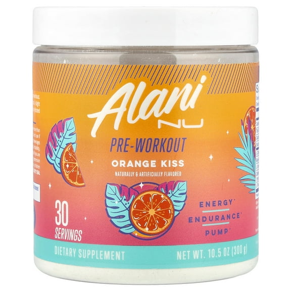 Alani Nu Pre-Workout, Orange Kiss, 10.5 oz (300 g)