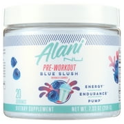 Alani Nu Pre-Workout Powder, Blue Slush, 20 Servings, 200mg Caffeine