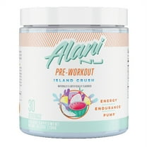 Alani Nu Pre-Workout Supplement Powder for Energy, Endurance, and Pump, Island Crush, 30 Servings