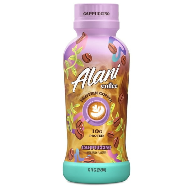 Alani Nu Protein Coffee, LowFat Cholesterol Capuchino, 12 fl oz bottle