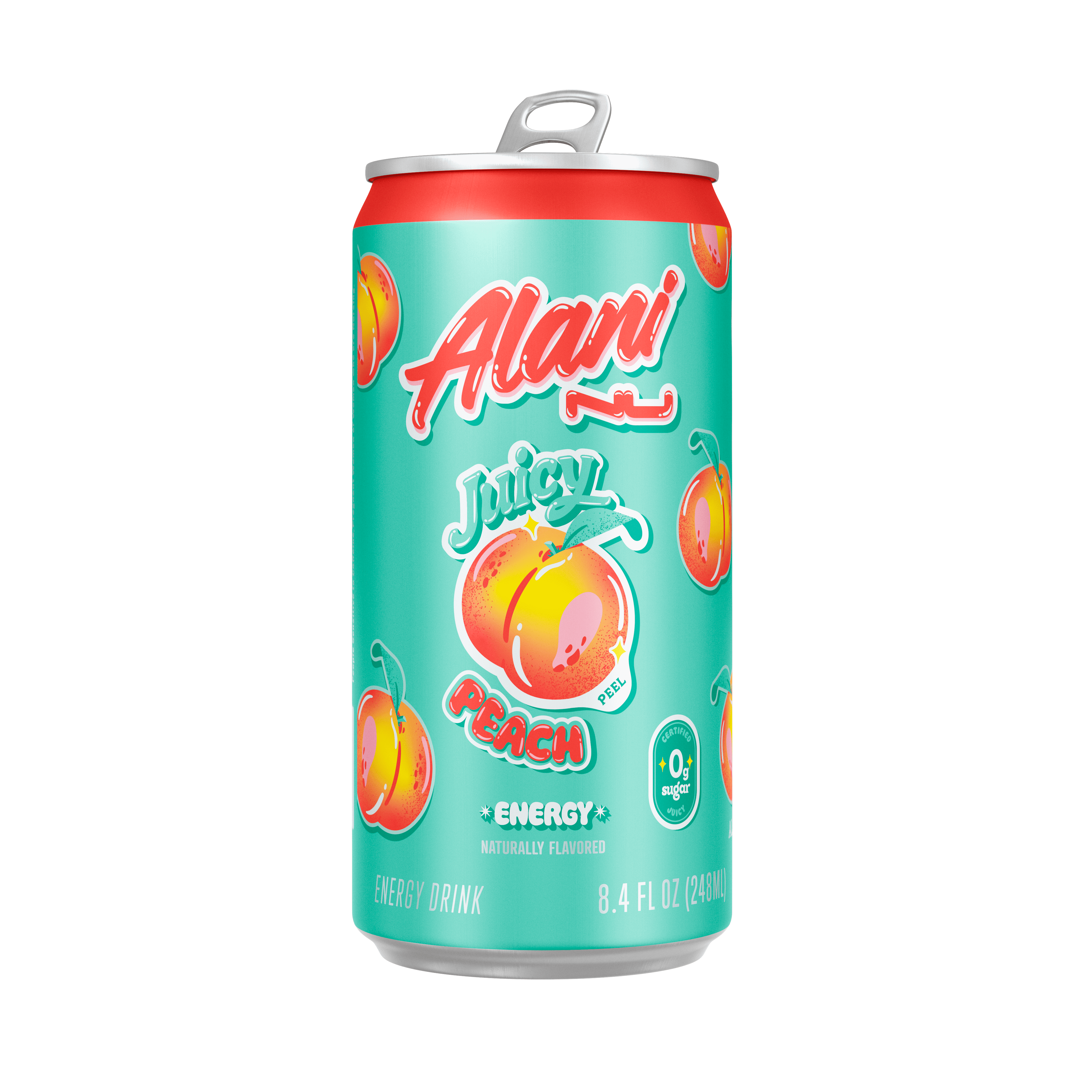 Alani Nu SugarFree Energy Drink, 8.4oz Juicy Peach