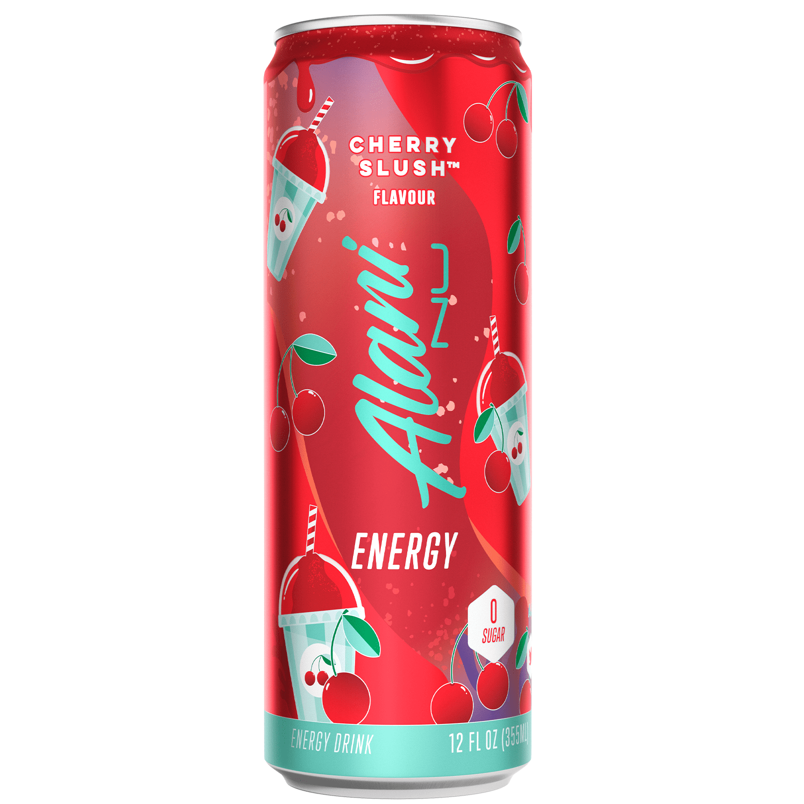 Alani Nu Sugar Free Energy Drink, Cherry Slush, 12 fl oz, Can, 200mg Caffeine