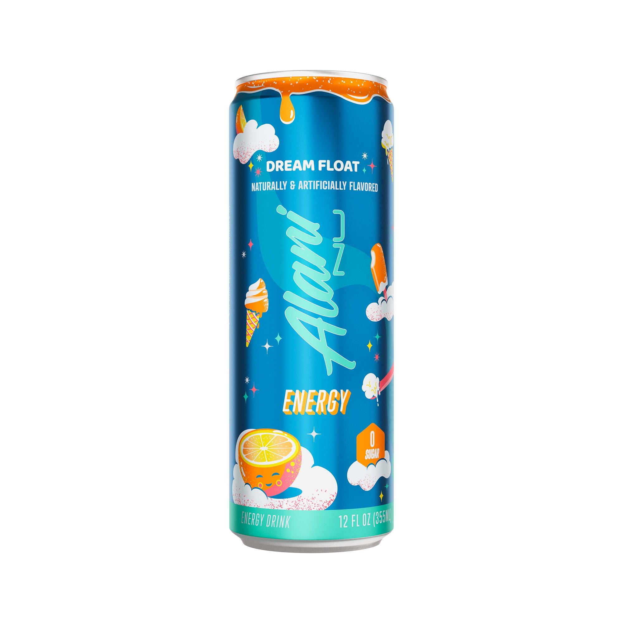 Alani Nu Sugar Free Energy Drink, Dream Float, 12 fl oz, Can, 200mg Caffeine