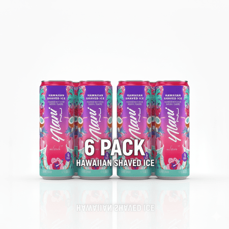Alani Nu Sugar Free Energy Drink, Hawaiian Shaved Ice, 12 fl oz, 6 Pack, Cans, 200mg Caffeine