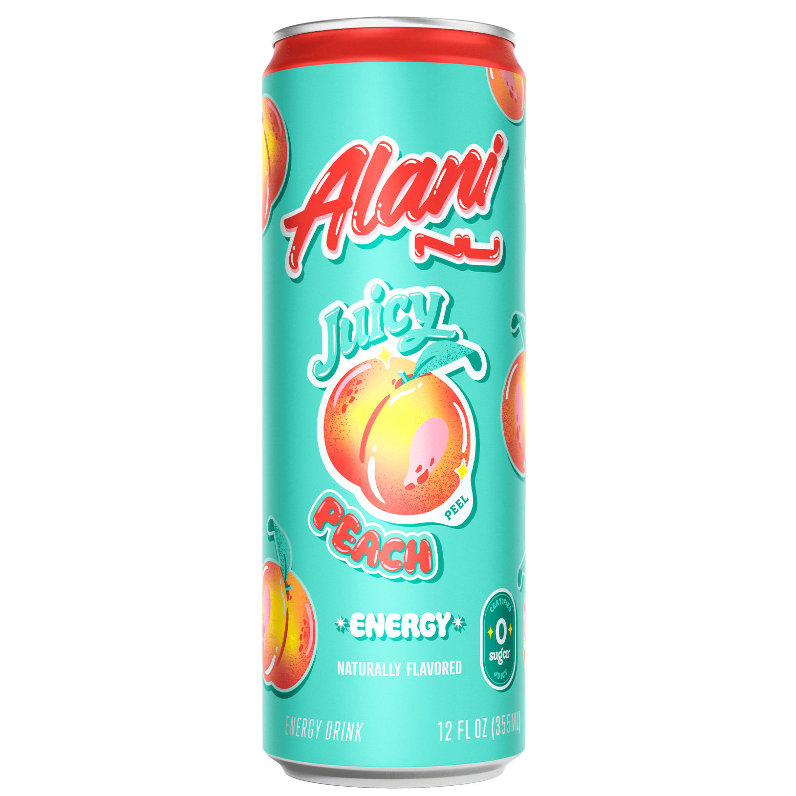Alani Nu Sugar Free Energy Drink, Juicy Peach, 12 fl oz, Can, 200mg Caffeine