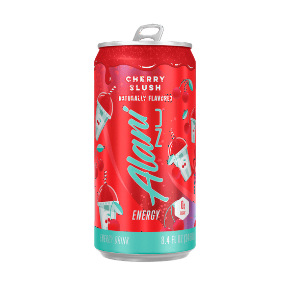 Alani Nu Sugar Free Energy Drink Mini, Cherry Slush, 8.4 fl oz, Can, 100mg Caffeine