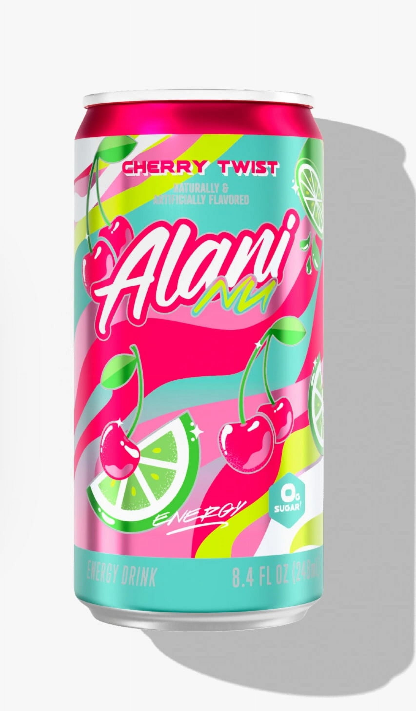 cherry ラブブ BigintoEnergy LUCK Alani Nu Sugar-Free Energy Drink, Mini 8.4oz Cherry Twist