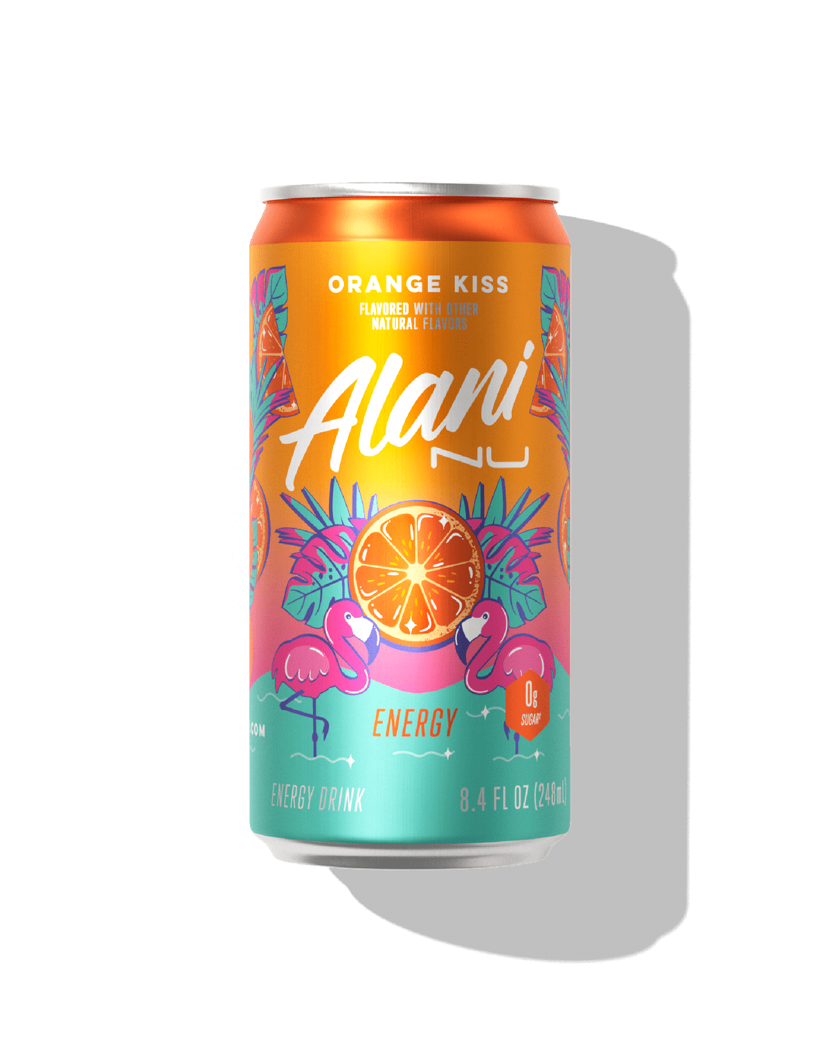 Alani Nu Sugar-Free Energy Drink, Mini 8.4oz Orange Kiss (Single Can)