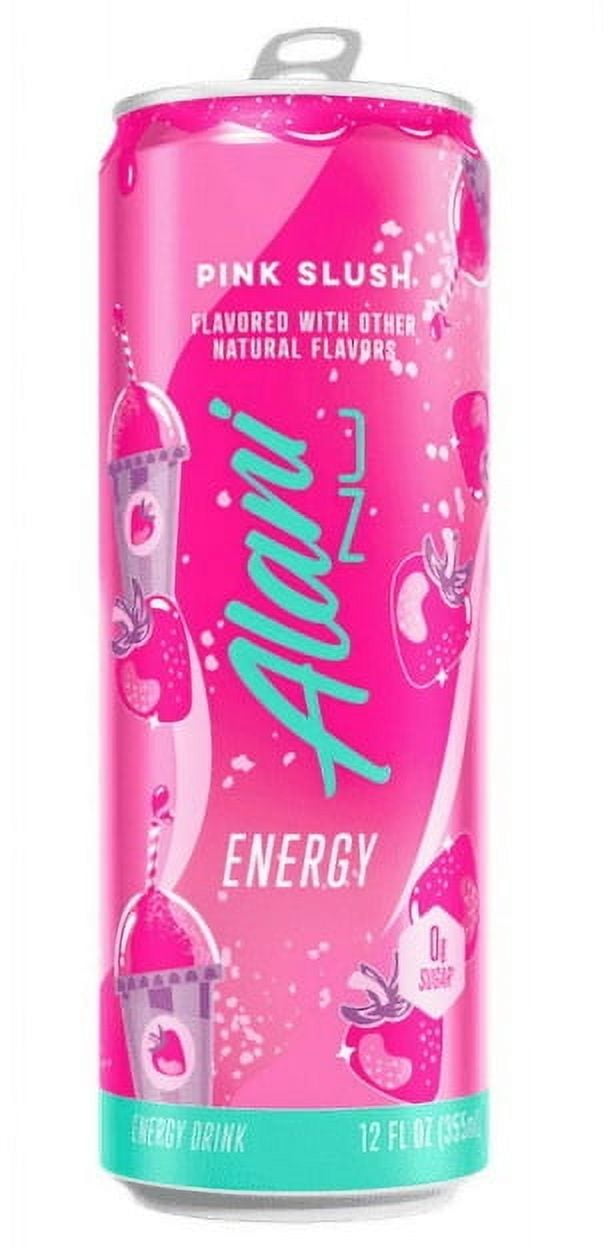 Alani Nu Sugar Free Energy Drink, Pink Slush, 12 fl oz, 200mg Caffeine - 1 Can