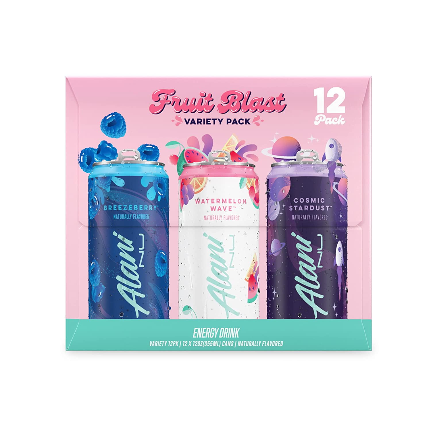 Alani Nu SugarFree Energy Drink, PreWorkout Performance, Fruit Blast