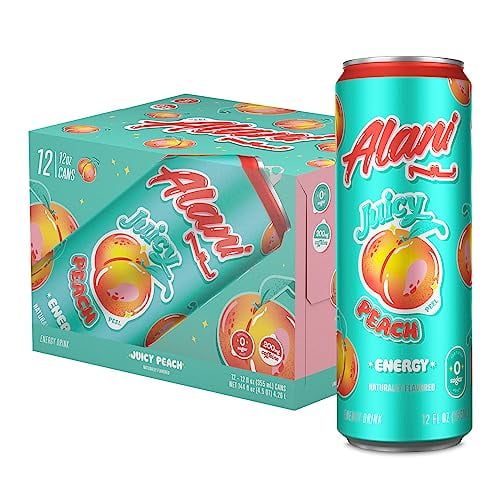 Alani Nu SugarFree Energy Drink, PreWorkout Performance, Juicy Peach