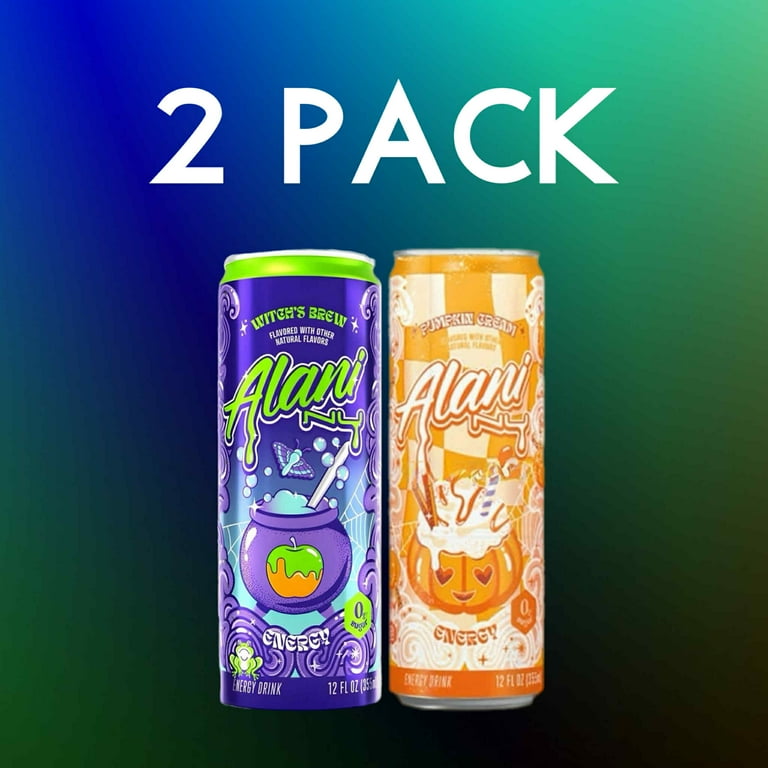 Alani Nu Sugar Free Energy Drink, Variety Pack, 1 Witch's Brew, 1